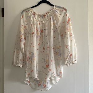 LC Lauren Conrad Floral Blouse